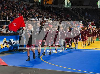 Thumbnail 1 in NYSPHSAA Wrestling Championships Podiums and Opening Ceremony photogallery.