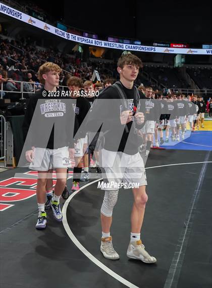 Thumbnail 3 in NYSPHSAA Wrestling Championships Podiums and Opening Ceremony photogallery.