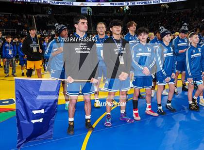 Thumbnail 3 in NYSPHSAA Wrestling Championships Podiums and Opening Ceremony photogallery.