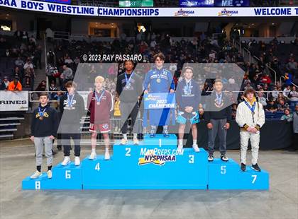 Thumbnail 2 in NYSPHSAA Wrestling Championships Podiums and Opening Ceremony photogallery.
