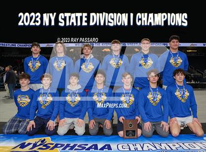Thumbnail 2 in NYSPHSAA Wrestling Championships Podiums and Opening Ceremony photogallery.