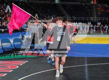 Thumbnail 2 in NYSPHSAA Wrestling Championships Podiums and Opening Ceremony photogallery.