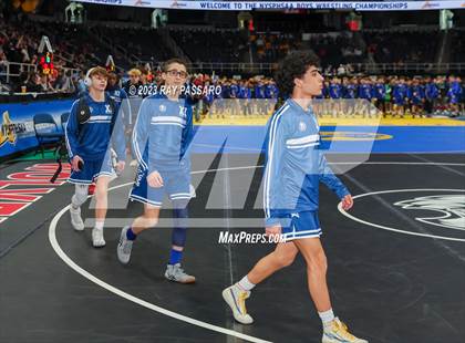 Thumbnail 3 in NYSPHSAA Wrestling Championships Podiums and Opening Ceremony photogallery.