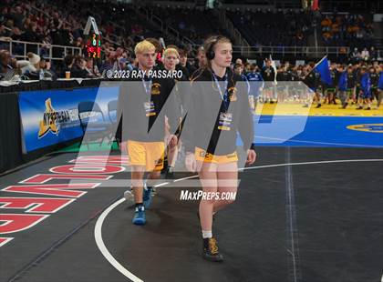 Thumbnail 2 in NYSPHSAA Wrestling Championships Podiums and Opening Ceremony photogallery.