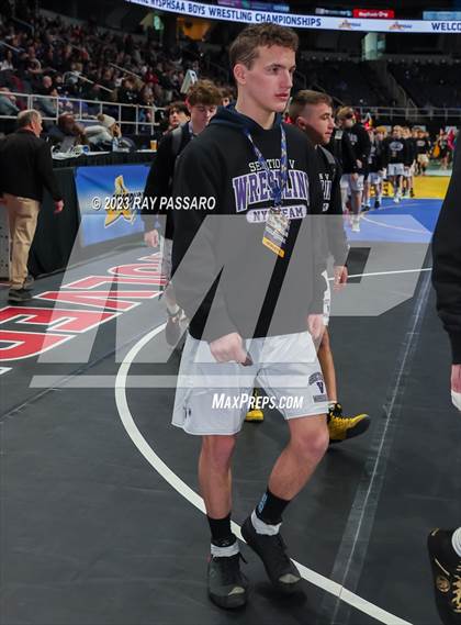 Thumbnail 2 in NYSPHSAA Wrestling Championships Podiums and Opening Ceremony photogallery.