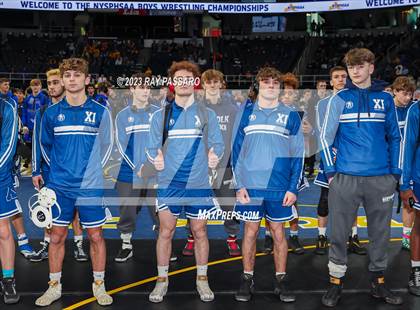 Thumbnail 1 in NYSPHSAA Wrestling Championships Podiums and Opening Ceremony photogallery.