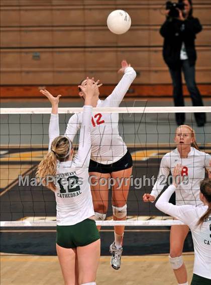 Thumbnail 3 in Sacred Heart Cathedral vs. Cathedral (CIF State D3 Final) photogallery.