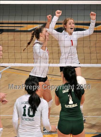 Thumbnail 1 in Sacred Heart Cathedral vs. Cathedral (CIF State D3 Final) photogallery.