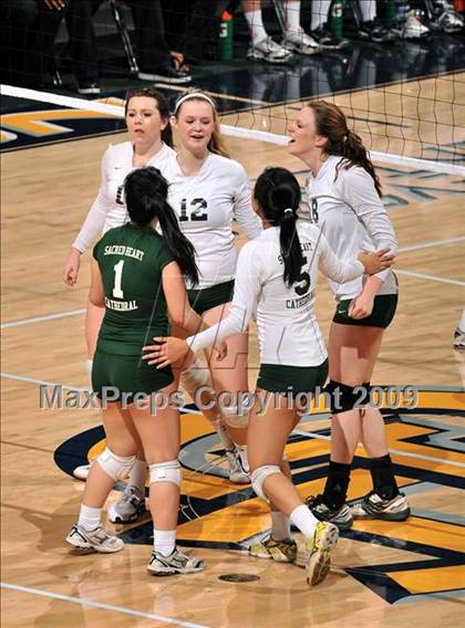 Thumbnail 2 in Sacred Heart Cathedral vs. Cathedral (CIF State D3 Final) photogallery.