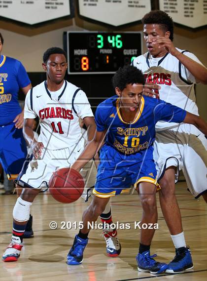 Thumbnail 3 in Bellarmine-Jefferson vs. St. Bernard (D1 Bound So Cal Christmas Classic) photogallery.