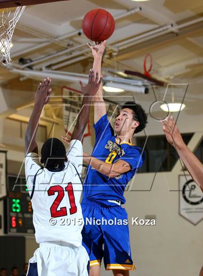 Thumbnail 3 in Bellarmine-Jefferson vs. St. Bernard (D1 Bound So Cal Christmas Classic) photogallery.