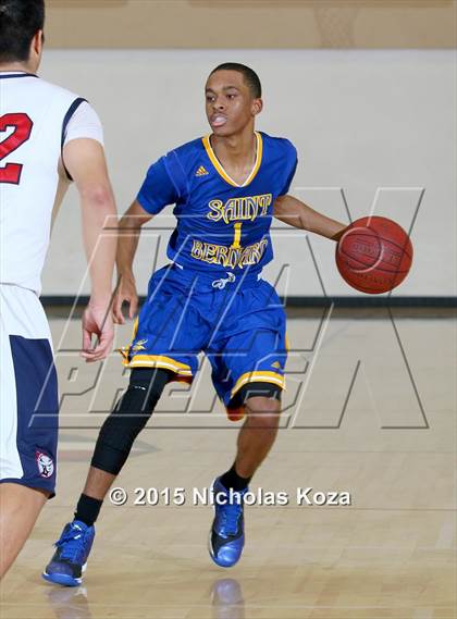 Thumbnail 2 in Bellarmine-Jefferson vs. St. Bernard (D1 Bound So Cal Christmas Classic) photogallery.