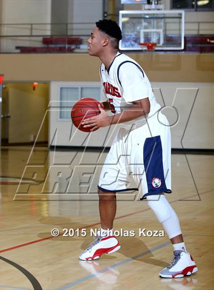 Thumbnail 2 in Bellarmine-Jefferson vs. St. Bernard (D1 Bound So Cal Christmas Classic) photogallery.