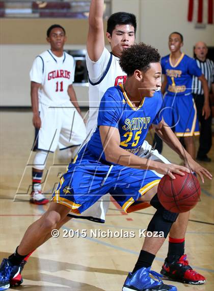 Thumbnail 2 in Bellarmine-Jefferson vs. St. Bernard (D1 Bound So Cal Christmas Classic) photogallery.