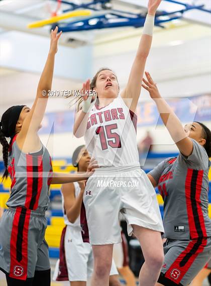 Thumbnail 3 in Sacred Heart Prep vs. Seaside (CIF CCS D4 Championship) photogallery.