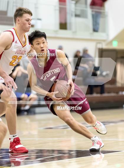 Thumbnail 2 in Cupertino v Palma (Joe Schram Holiday Tournament) photogallery.