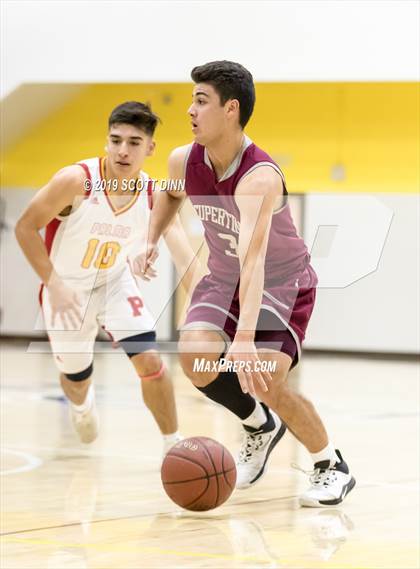 Thumbnail 2 in Cupertino v Palma (Joe Schram Holiday Tournament) photogallery.