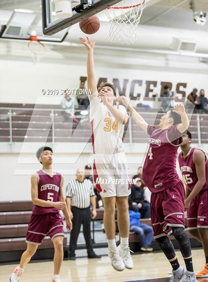 Thumbnail 3 in Cupertino v Palma (Joe Schram Holiday Tournament) photogallery.