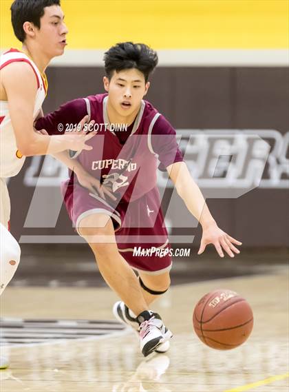 Thumbnail 1 in Cupertino v Palma (Joe Schram Holiday Tournament) photogallery.