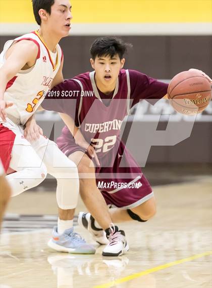 Thumbnail 2 in Cupertino v Palma (Joe Schram Holiday Tournament) photogallery.