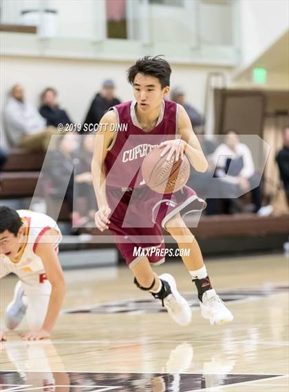 Thumbnail 2 in Cupertino v Palma (Joe Schram Holiday Tournament) photogallery.