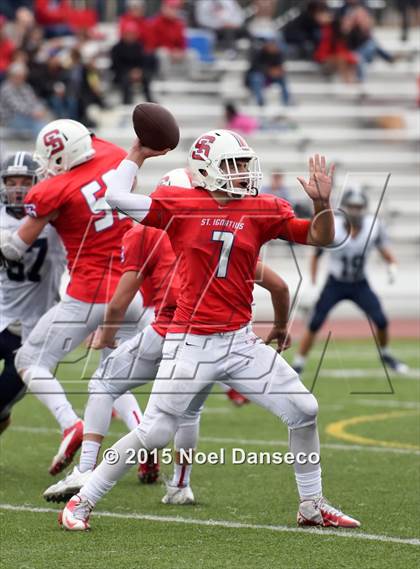 Thumbnail 2 in St. Ignatius vs Marin Catholic photogallery.