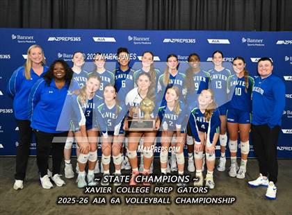 Thumbnail 2 in Xavier College Prep vs. Corona del Sol (AIA 6A Final - Awards) photogallery.