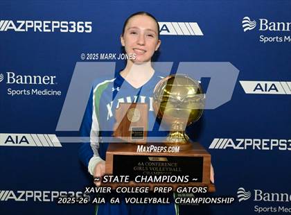 Thumbnail 1 in Xavier College Prep vs. Corona del Sol (AIA 6A Final - Awards) photogallery.