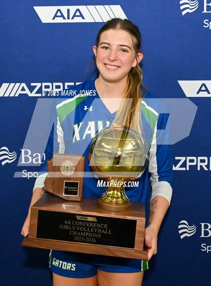 Thumbnail 1 in Xavier College Prep vs. Corona del Sol (AIA 6A Final - Awards) photogallery.