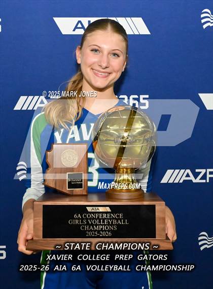 Thumbnail 1 in Xavier College Prep vs. Corona del Sol (AIA 6A Final - Awards) photogallery.