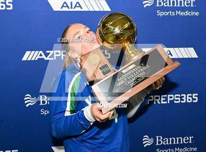 Thumbnail 2 in Xavier College Prep vs. Corona del Sol (AIA 6A Final - Awards) photogallery.