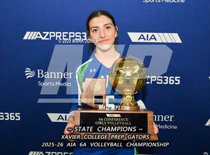 Thumbnail 1 in Xavier College Prep vs. Corona del Sol (AIA 6A Final - Awards) photogallery.