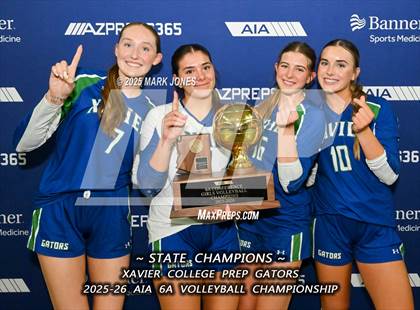 Thumbnail 3 in Xavier College Prep vs. Corona del Sol (AIA 6A Final - Awards) photogallery.