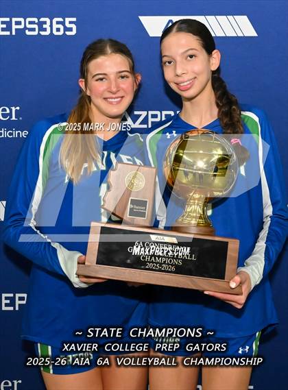 Thumbnail 3 in Xavier College Prep vs. Corona del Sol (AIA 6A Final - Awards) photogallery.