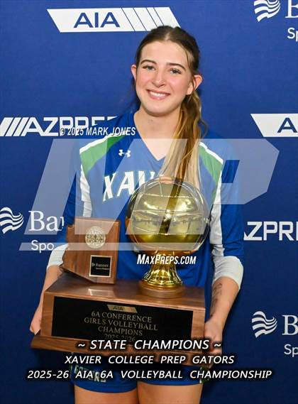 Thumbnail 2 in Xavier College Prep vs. Corona del Sol (AIA 6A Final - Awards) photogallery.