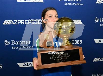 Thumbnail 2 in Xavier College Prep vs. Corona del Sol (AIA 6A Final - Awards) photogallery.