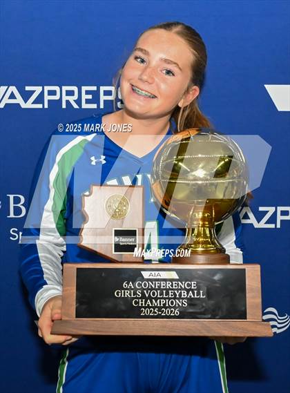 Thumbnail 1 in Xavier College Prep vs. Corona del Sol (AIA 6A Final - Awards) photogallery.