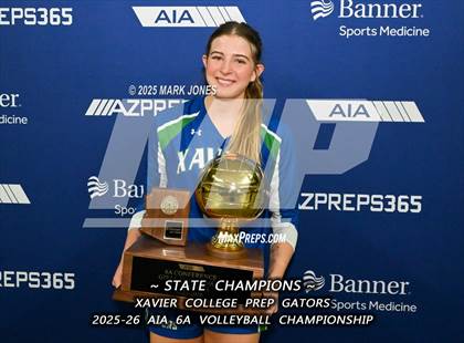 Thumbnail 1 in Xavier College Prep vs. Corona del Sol (AIA 6A Final - Awards) photogallery.