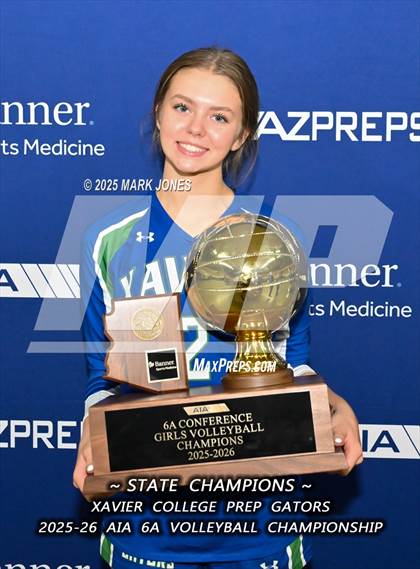 Thumbnail 2 in Xavier College Prep vs. Corona del Sol (AIA 6A Final - Awards) photogallery.