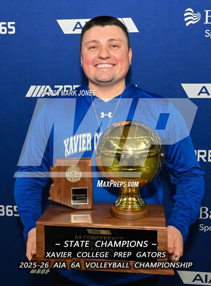 Thumbnail 3 in Xavier College Prep vs. Corona del Sol (AIA 6A Final - Awards) photogallery.