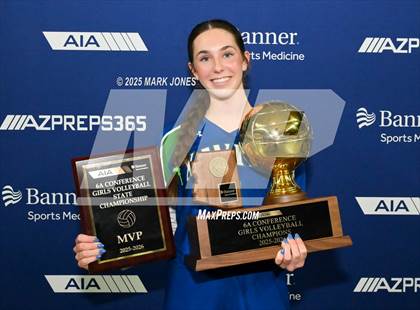 Thumbnail 2 in Xavier College Prep vs. Corona del Sol (AIA 6A Final - Awards) photogallery.