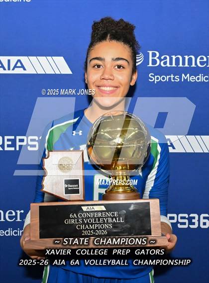 Thumbnail 2 in Xavier College Prep vs. Corona del Sol (AIA 6A Final - Awards) photogallery.