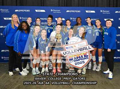 Thumbnail 3 in Xavier College Prep vs. Corona del Sol (AIA 6A Final - Awards) photogallery.