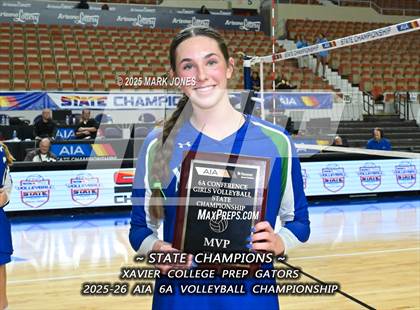 Thumbnail 1 in Xavier College Prep vs. Corona del Sol (AIA 6A Final - Awards) photogallery.