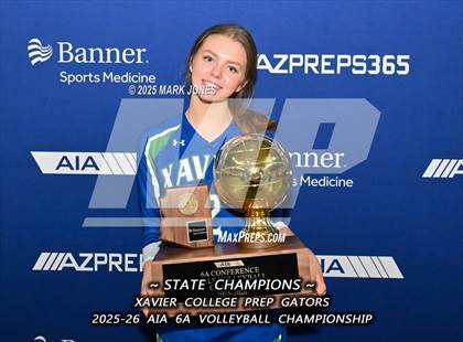 Thumbnail 1 in Xavier College Prep vs. Corona del Sol (AIA 6A Final - Awards) photogallery.