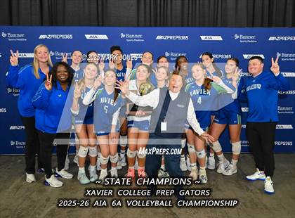 Thumbnail 1 in Xavier College Prep vs. Corona del Sol (AIA 6A Final - Awards) photogallery.