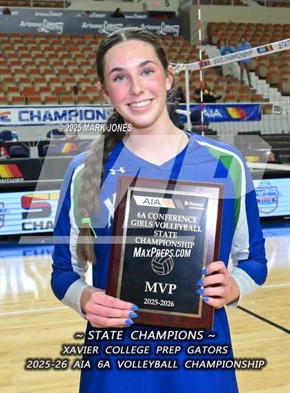 Thumbnail 3 in Xavier College Prep vs. Corona del Sol (AIA 6A Final - Awards) photogallery.