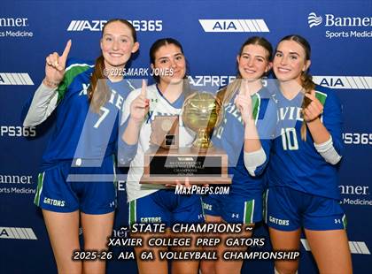 Thumbnail 1 in Xavier College Prep vs. Corona del Sol (AIA 6A Final - Awards) photogallery.