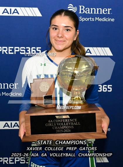 Thumbnail 1 in Xavier College Prep vs. Corona del Sol (AIA 6A Final - Awards) photogallery.