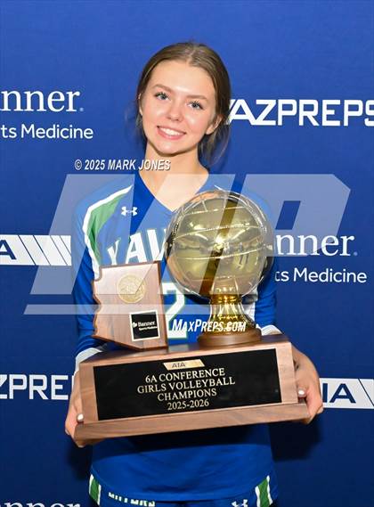 Thumbnail 1 in Xavier College Prep vs. Corona del Sol (AIA 6A Final - Awards) photogallery.